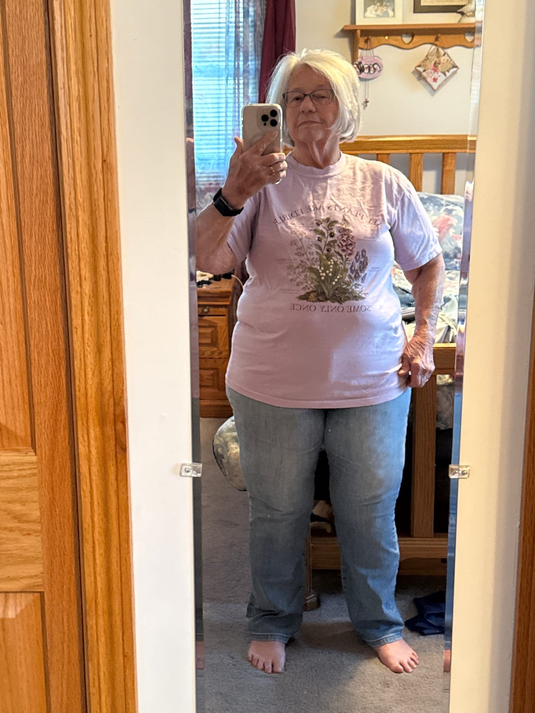 Customer photo review of All Plants Are Edible T-Shirt