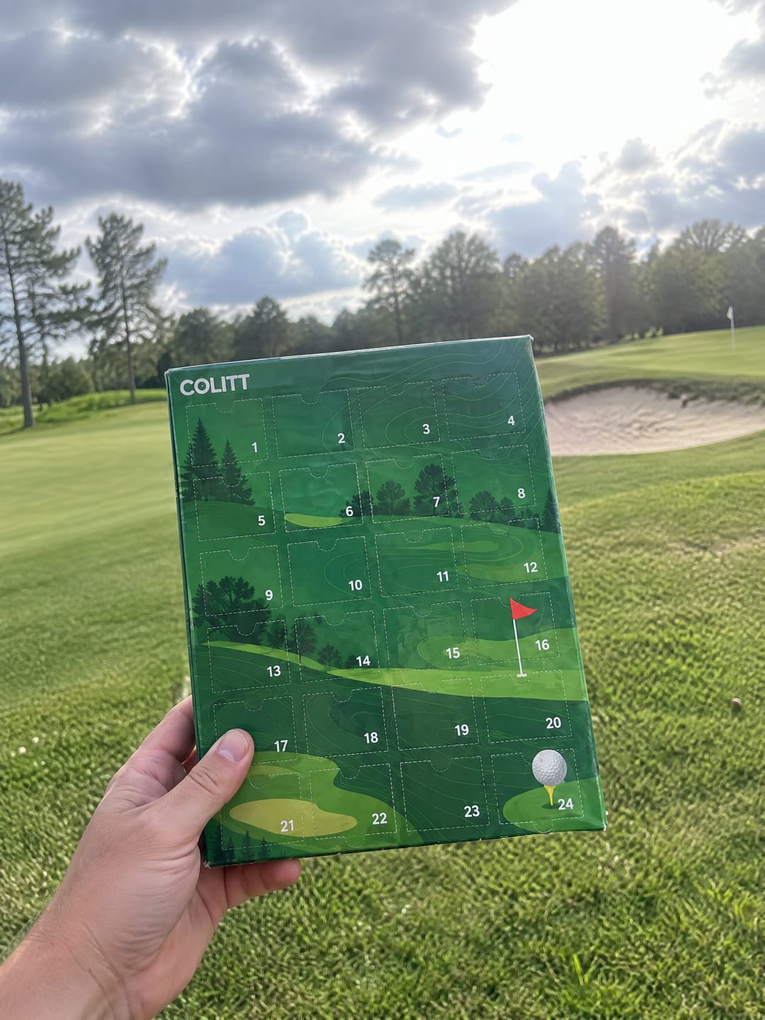 Customer photo review of Golf Advent Calendar