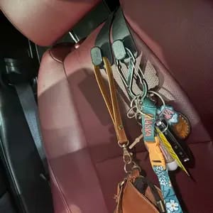 Customer photo review of Organizzazione Auto Ganci Doppio in Pelle Sintetica Morbida