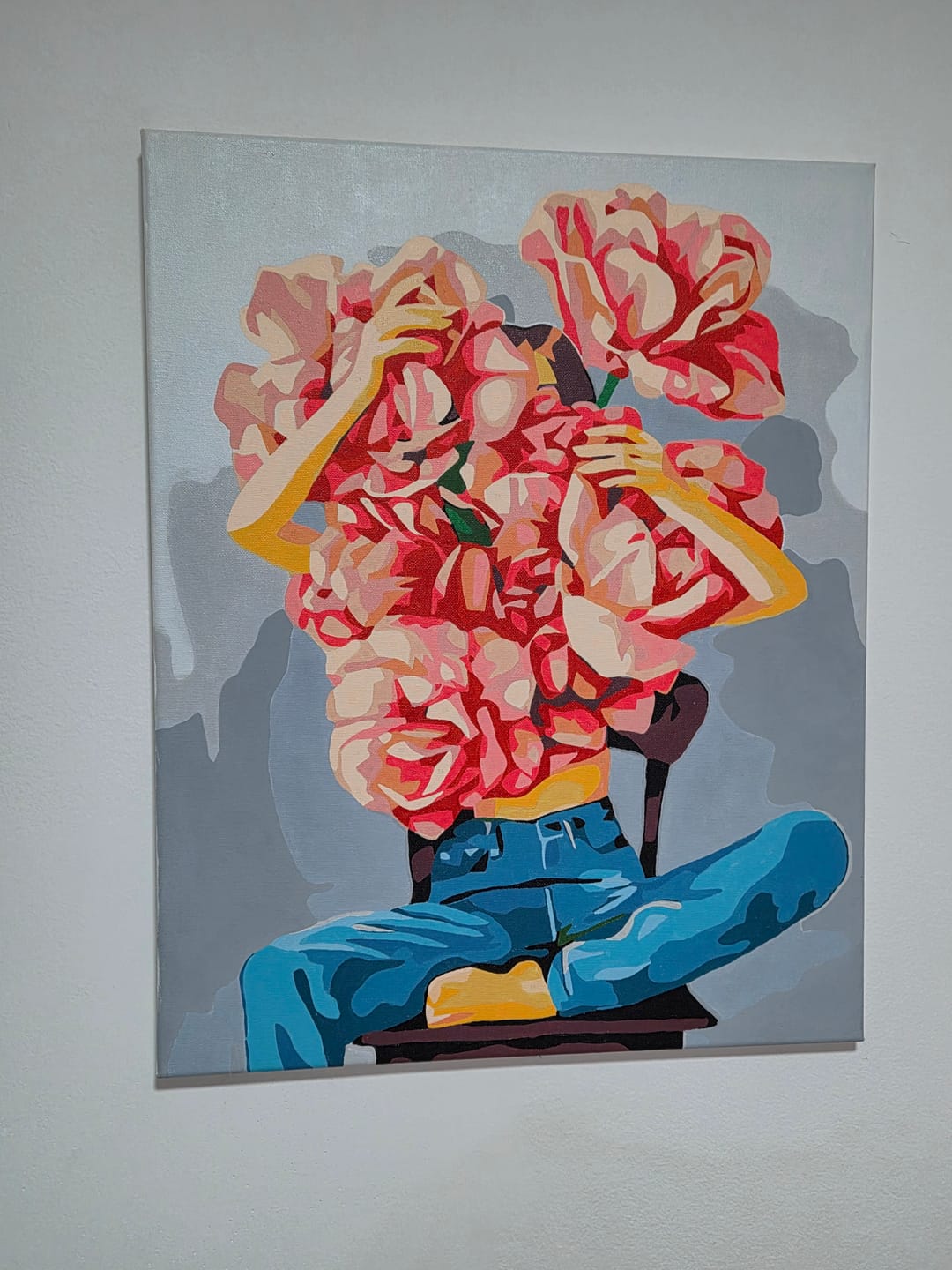 Customer photo review of El secreto de las Rosas (Pintura por Números) 40x50 cm