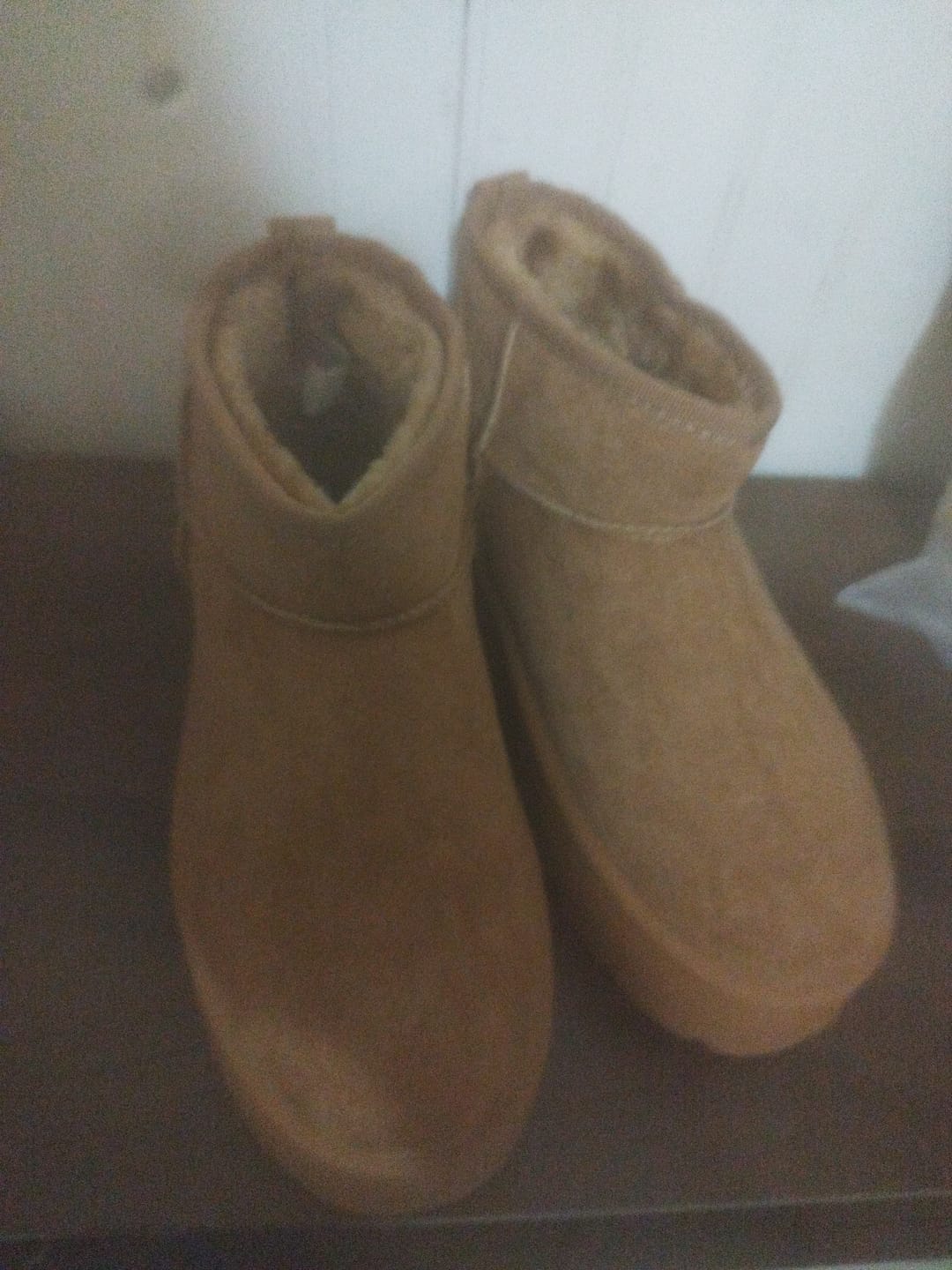 Customer photo review of Botín Camel Mujer 48111