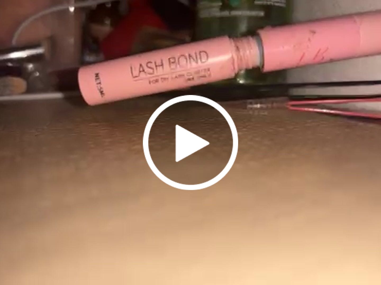 Customer video review of Lash Bond & Seal - White 10ml