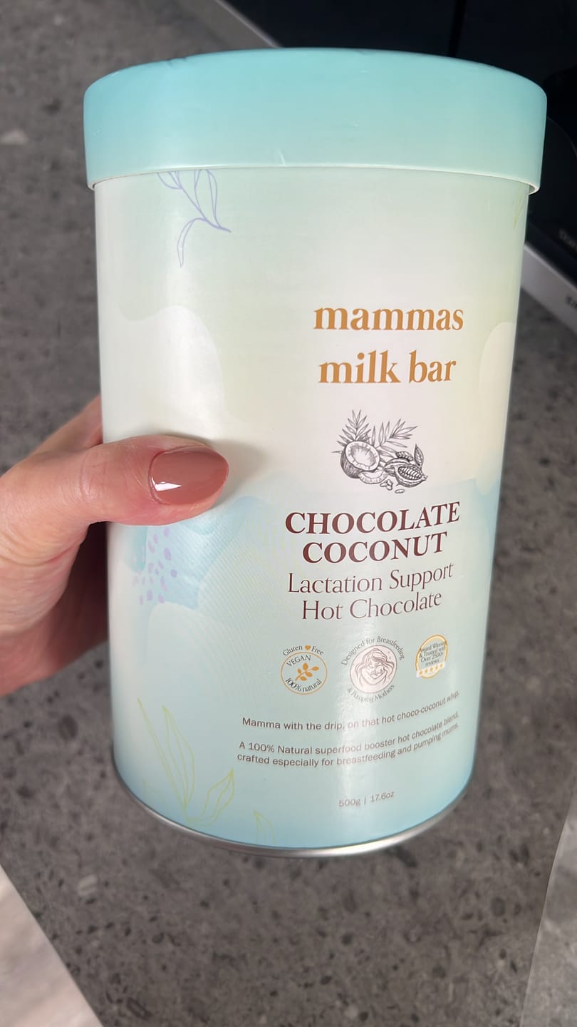 Customer photo review of Lactation Hot Chocolate - Coconut Chocolate