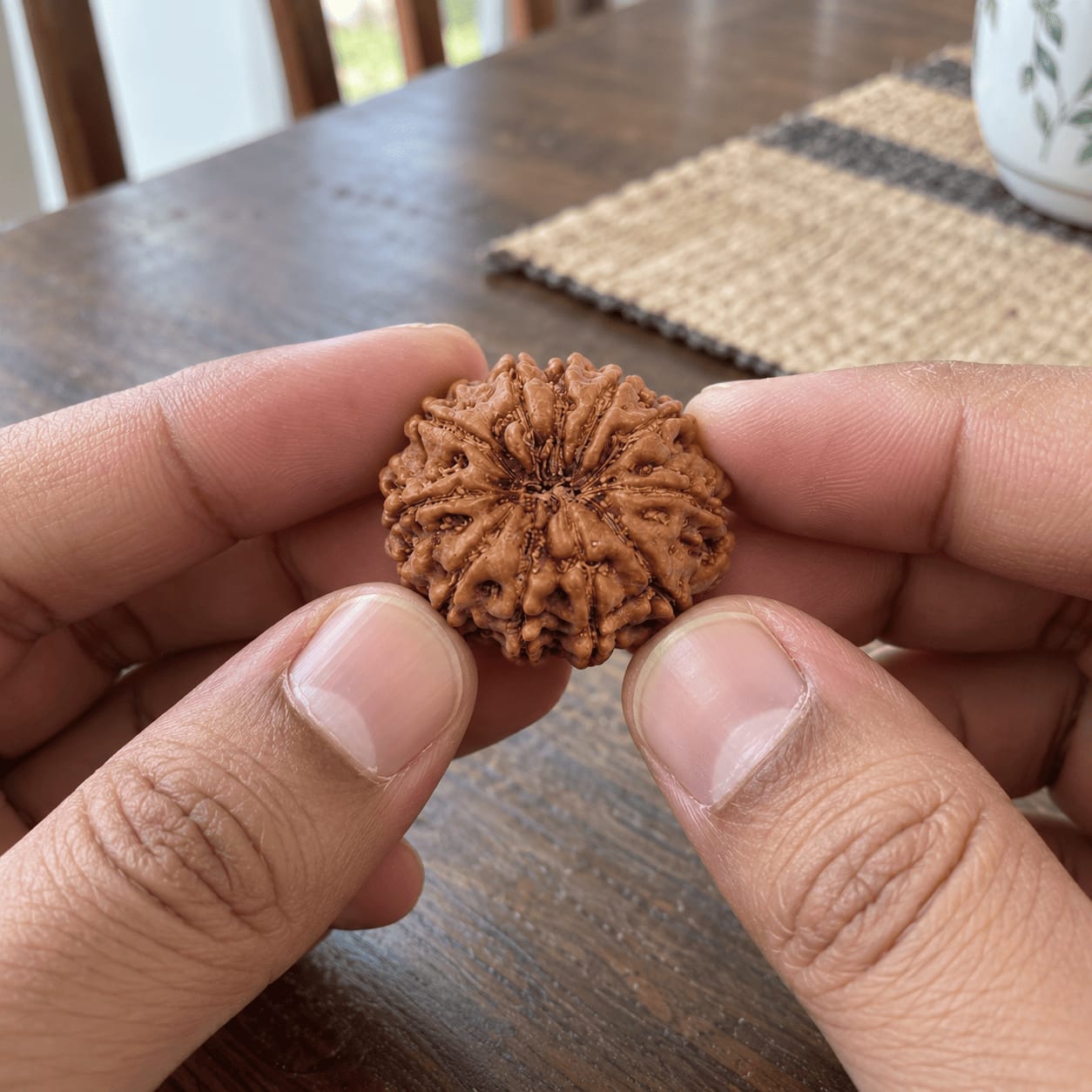 Customer photo review of 11 Mukhi Rudraksha (Nepali)