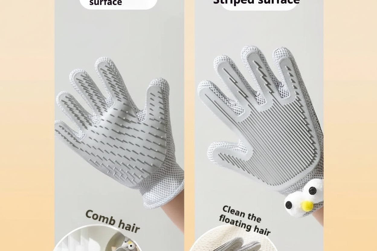 Customer photo review of De-Shedding Glove
