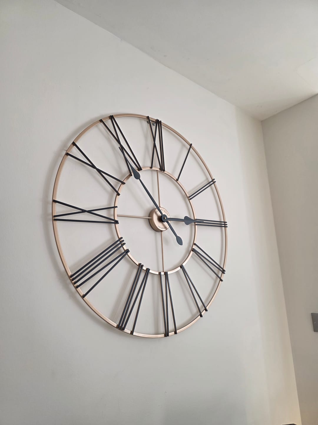 Customer photo review of Thomas Kent London. Summer House Copper Wall Clock Indoor/Outdoor