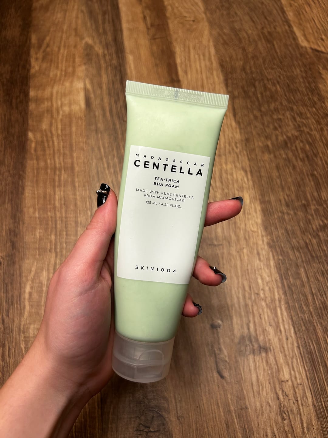 Customer photo review of Antibakteriālas putiņas sejas mazgāšanai SKIN1004 Madagascar Centella Tea-Trica BHA Foam