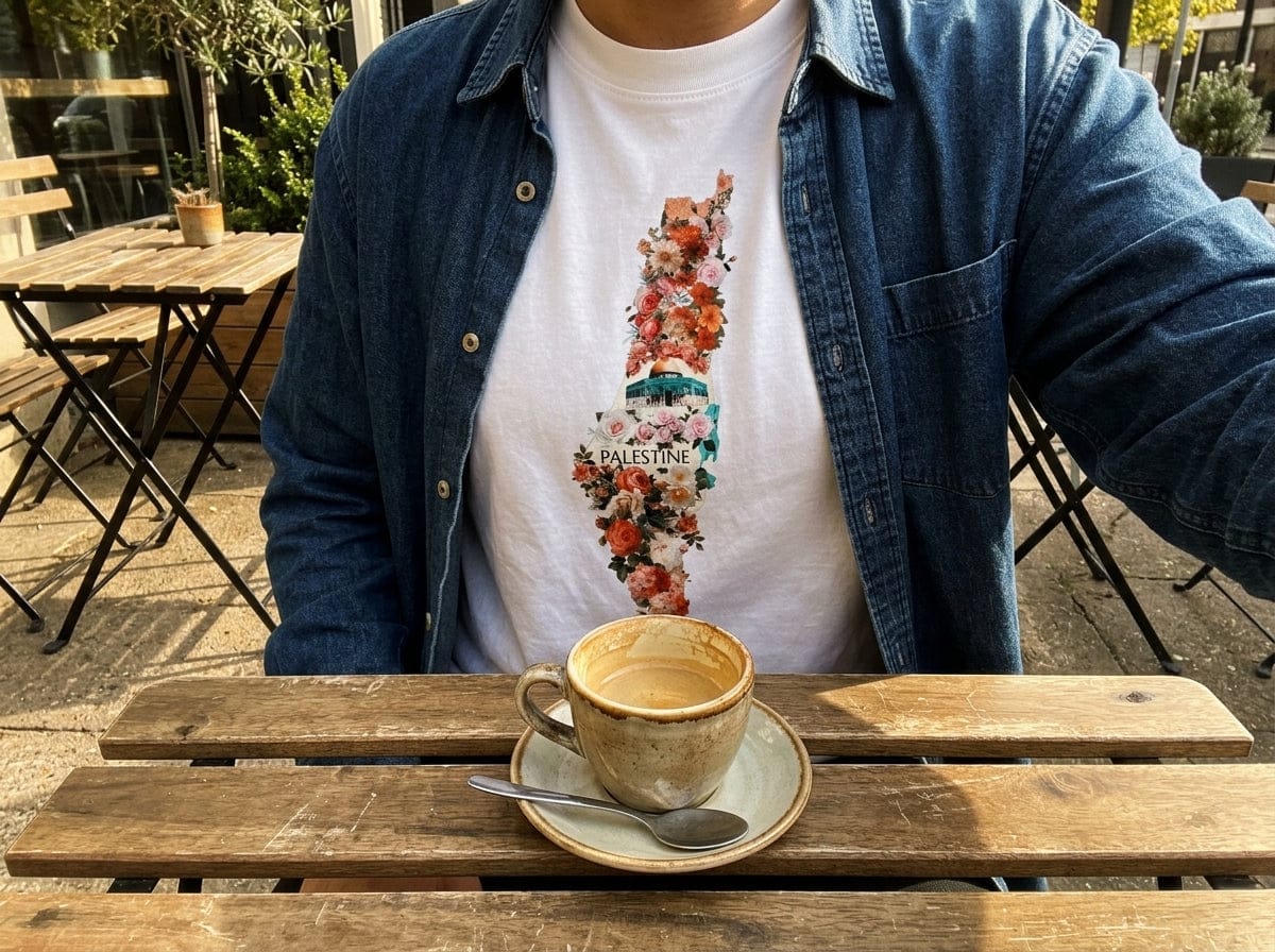 Customer photo review of Palestine Shirt©