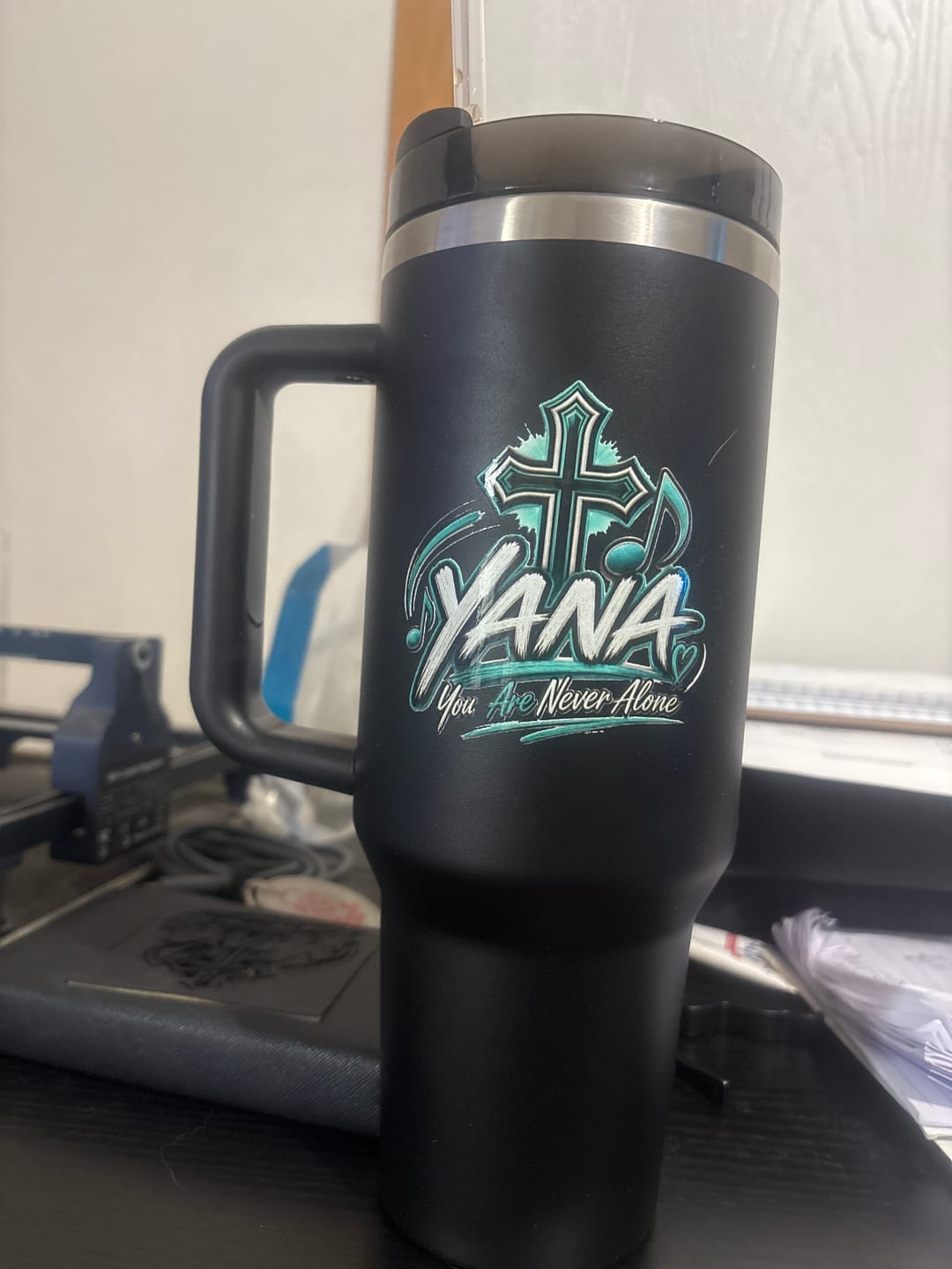 Customer photo review of Tumblers and Mugs
