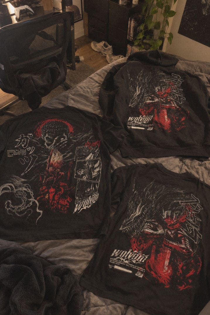 Customer photo review of Berserk | Guts – Berserker Oversized Heavyweight Washed Tee