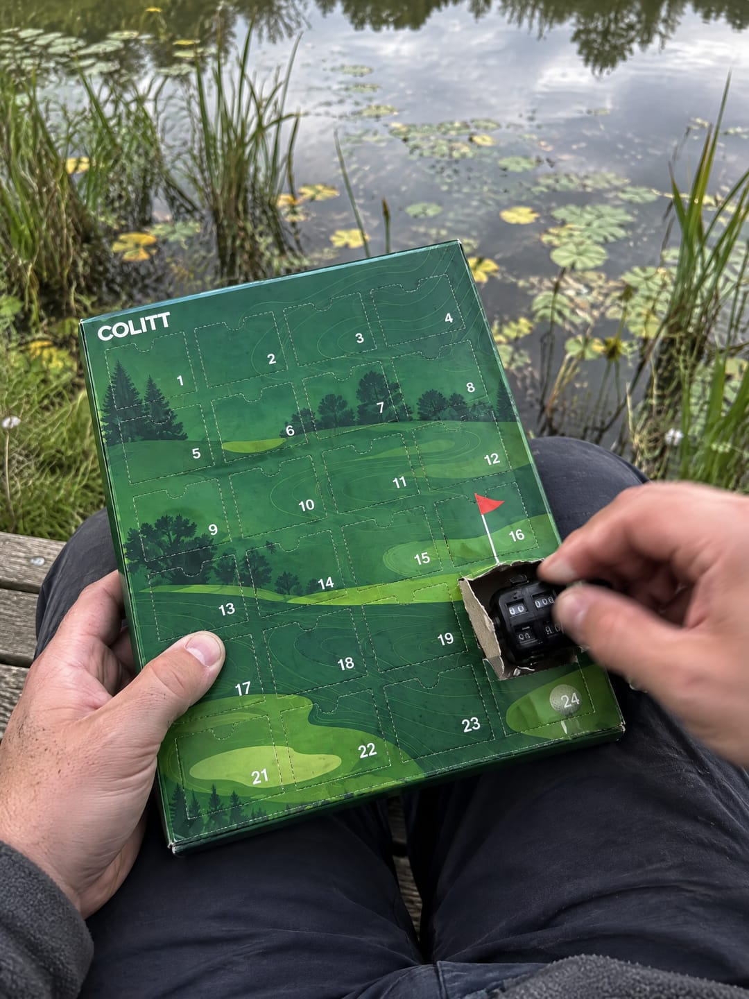 Customer photo review of Golf Advent Calendar