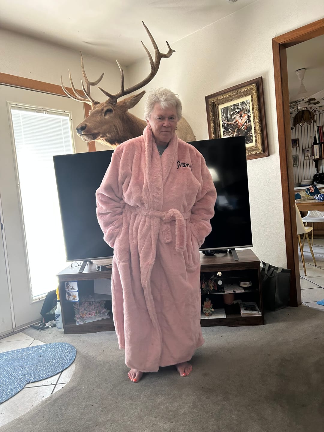Customer photo review of Blush Robe