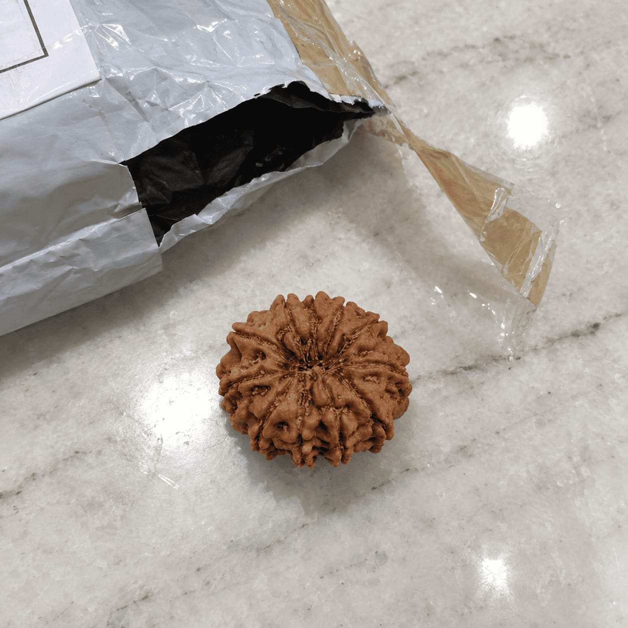Customer photo review of 11 Mukhi Rudraksha (Nepali)