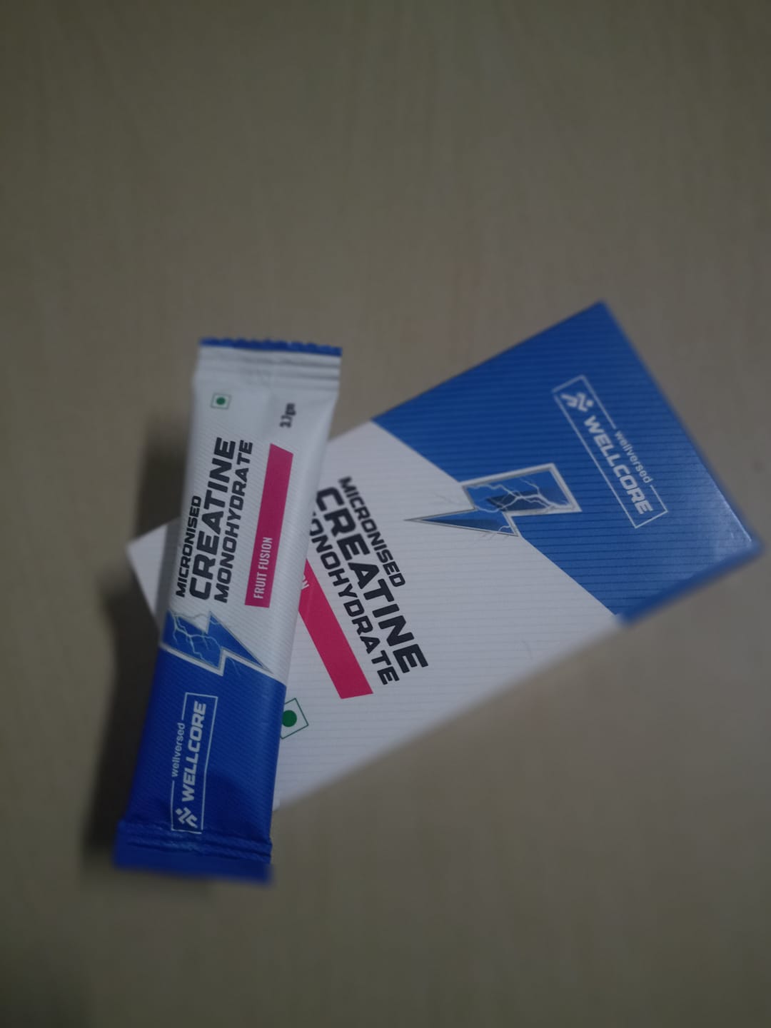 Customer photo review of Wellcore - Pure Micronised Creatine Monohydrate | Kiwi Kick (6 Sachets)