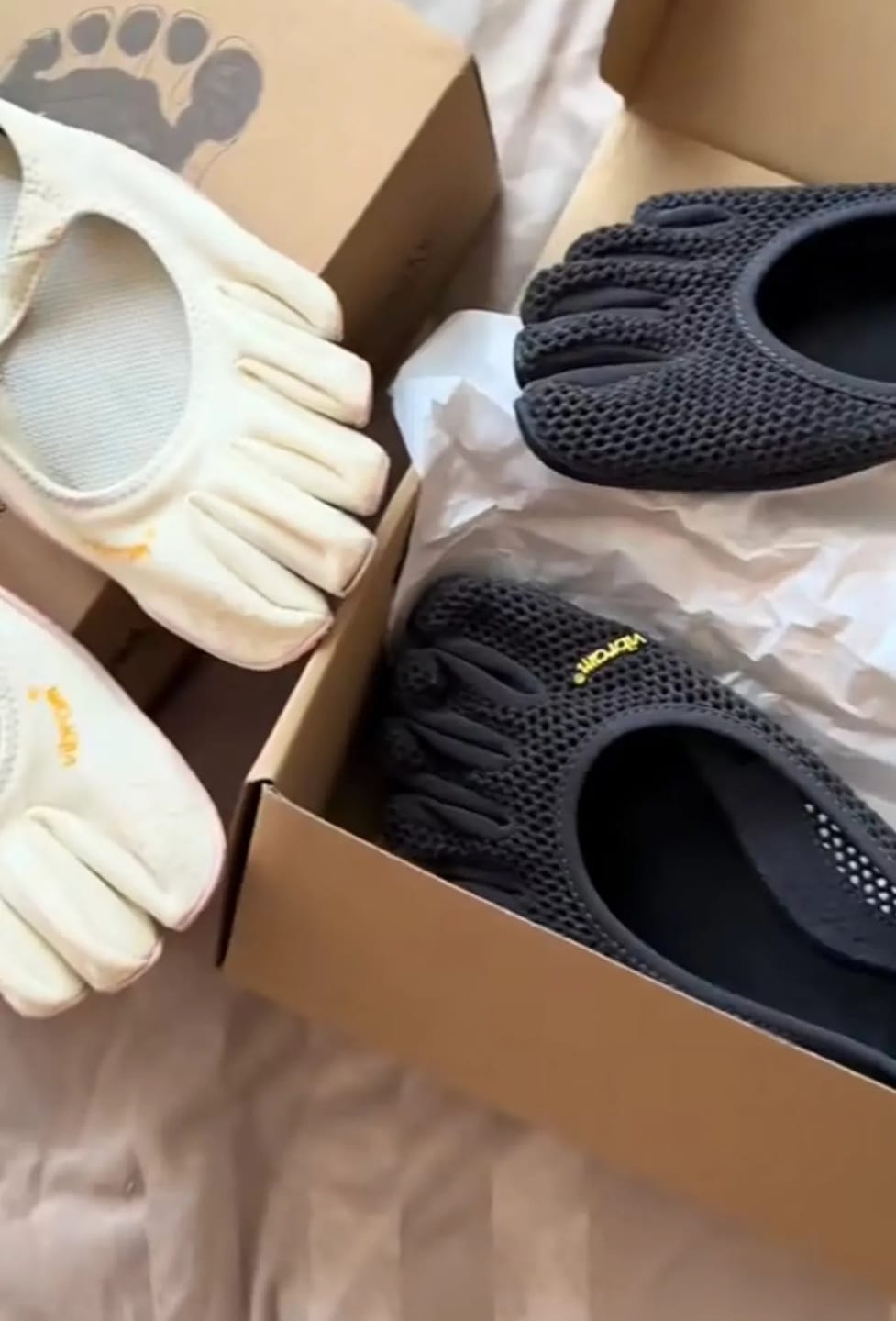Customer photo review of FiveF Freezy Toe Shoes