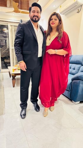 Customer photo review of Mastaani Ruby Kaftan