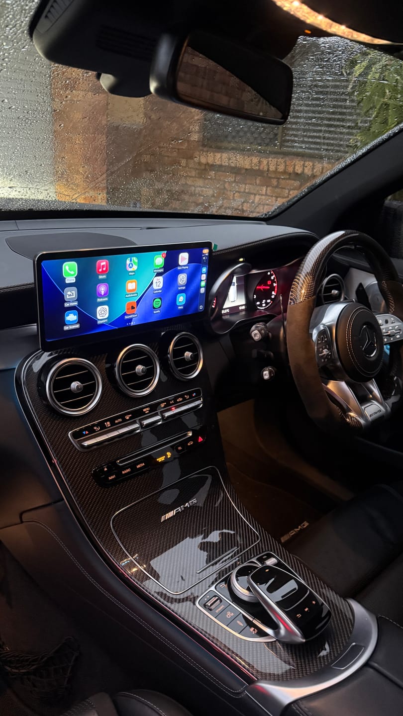 Customer photo review of Mercedes Benz C/GLC Class | W205/X253 | 10.25"/12.3" Linux CarPlay/Android Touchscreen Display | 2014 - 2019