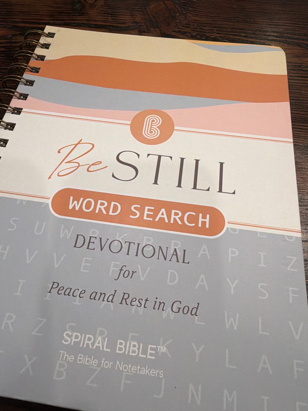 Customer photo review of Be Still: Word Search Devotional for Peace & Rest in God