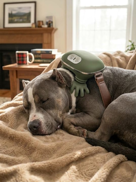 Customer photo review of Zavelix™ Dual-Use Red Light & Deep-Kneading Massager for People & Pets