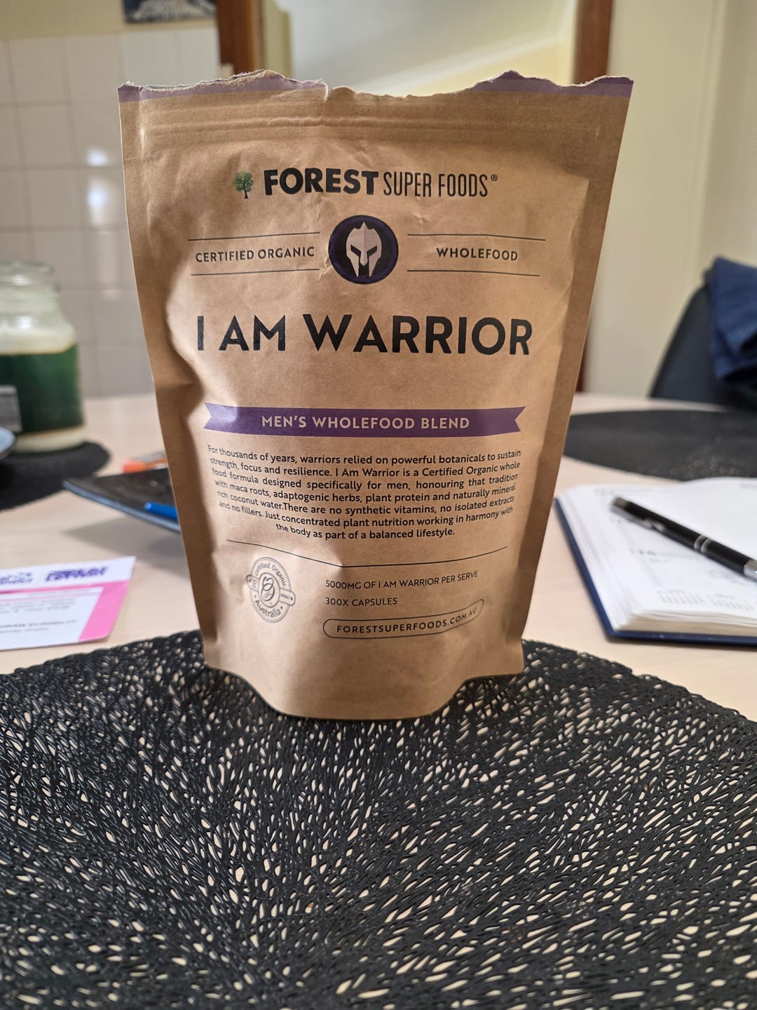 Customer photo review of I Am Warrior Capsules