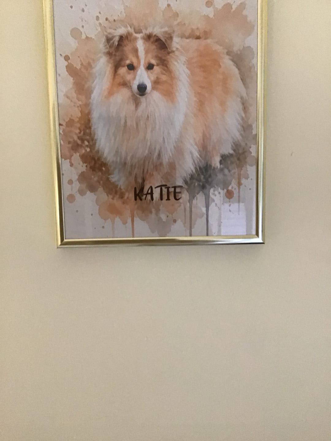 Customer photo review of Watercolour Realistic Portrait - Personalised Poster