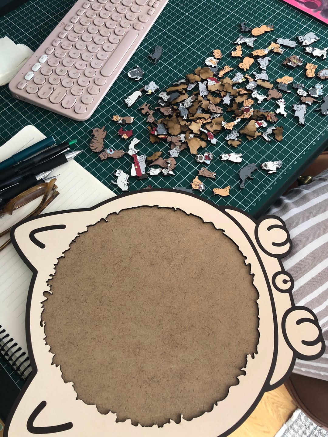 Customer photo review of PuzzPati® Ahşap Kedi Puzzle