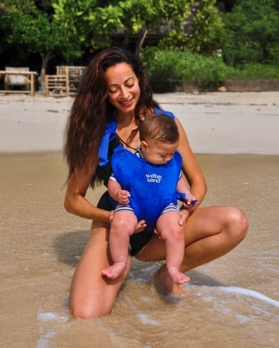 Customer photo review of WaterLand Baby Carrier