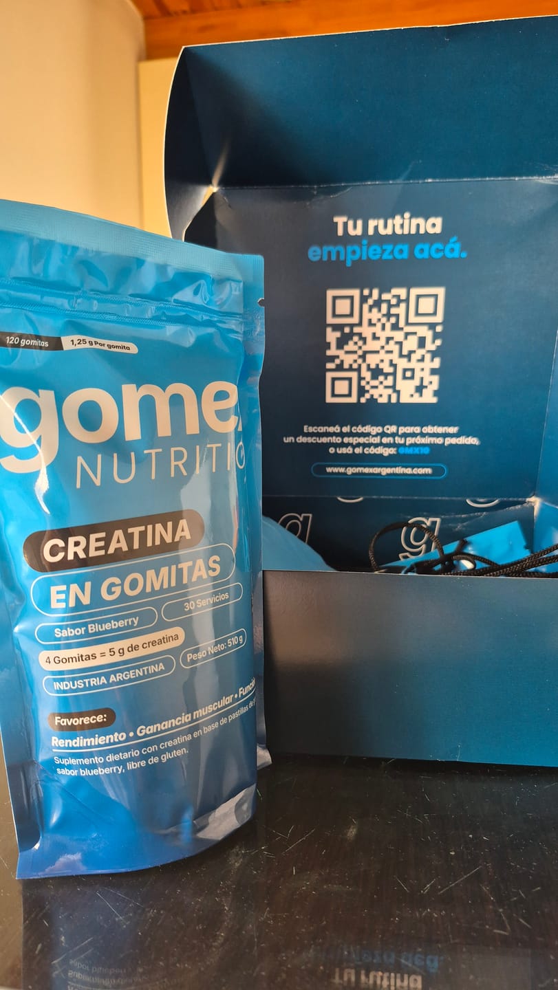 Customer photo review of Gomitas de Creatina GOMEX | 5g por Dosis, Sin Polvos