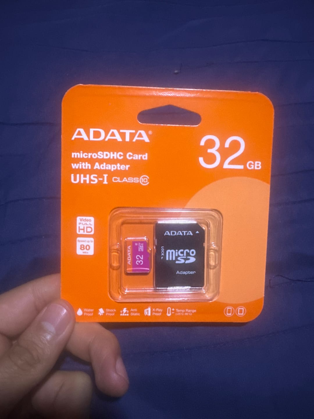 Customer photo review of ADATA Premier microSDHC UHS-I U1 Class10 32GB Memoria Flash 32 GB MicroSDHC 30 MB/s 10 MB/s