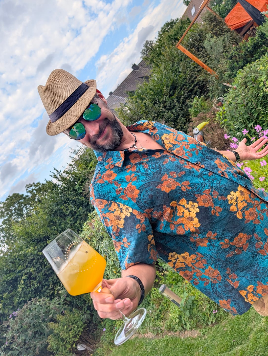 Customer photo review of Herren-Retro Kreuzfahrt Urlaub Kurzarmhemd