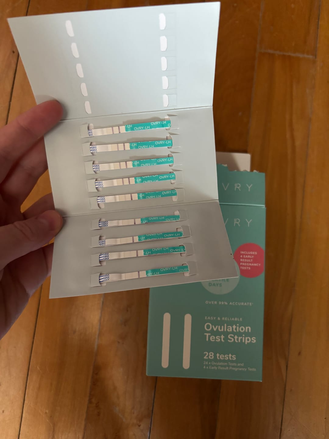 Customer photo review of Ovulation Test Strips