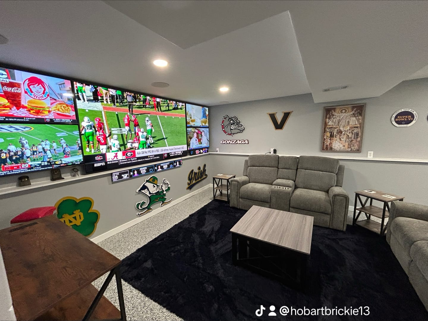 Customer photo review of Notre Dame 1988 Fiesta Bowl XVIII Ticket Stub Single Layer Metal Wall Art