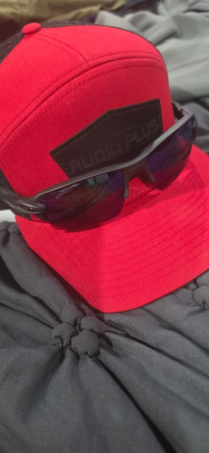 Customer photo review of Premium Custom Leather Patch Hats (Wholesale)