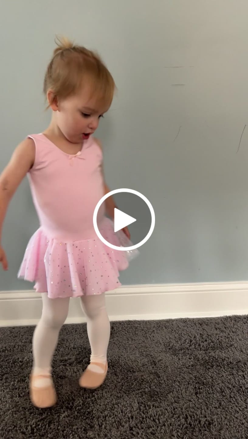 Customer video review of Aurelie Glitter Tank Dress - Girls