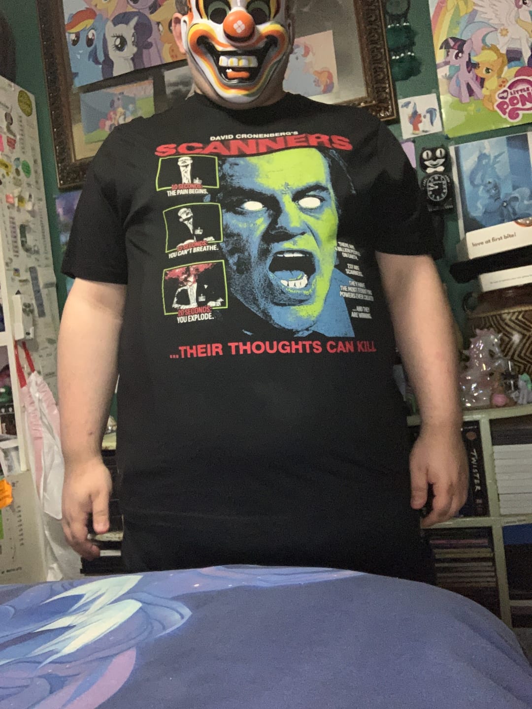 Customer photo review of SCANNERS: THEIR THOUGHTS CAN KILL - T-SHIRT