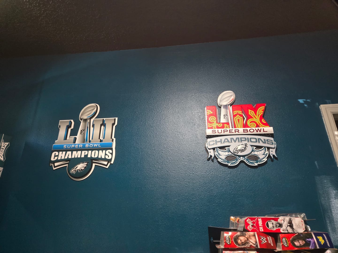 Customer photo review of Philadelphia Eagles Super Bowl 52 Champions 3D Vintage Metal Wall Art