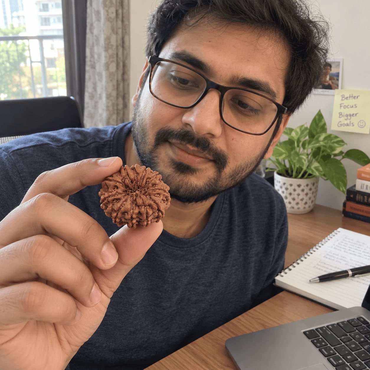Customer photo review of 11 Mukhi Rudraksha (Nepali)