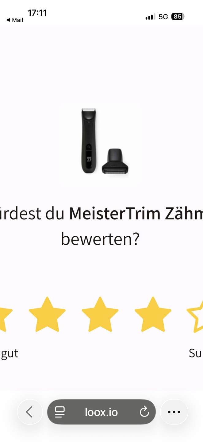Customer photo review of MeisterTrim Zähmer 2.0