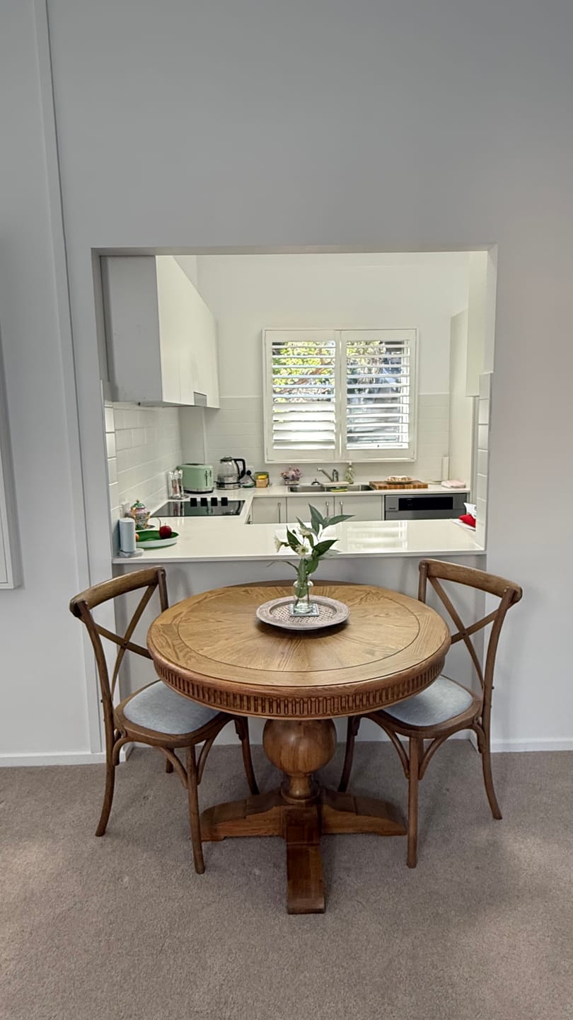 Customer photo review of Amelia Round Dining Table