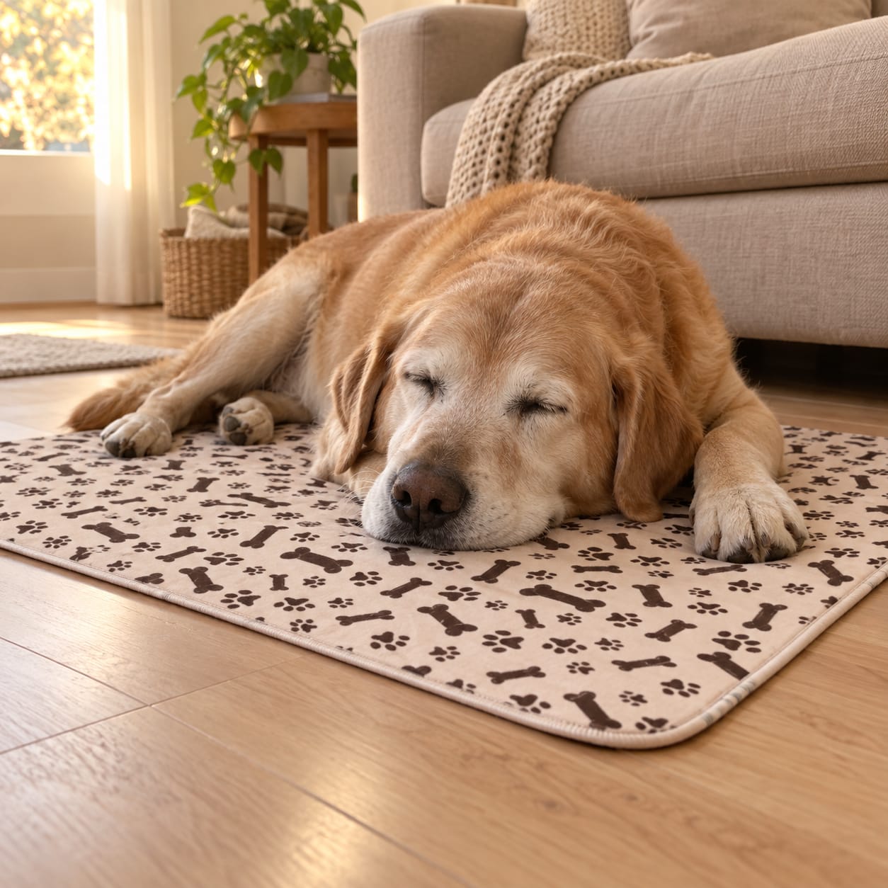 Customer photo review of Reviari - Tapete Lavable Antifugas para Perros