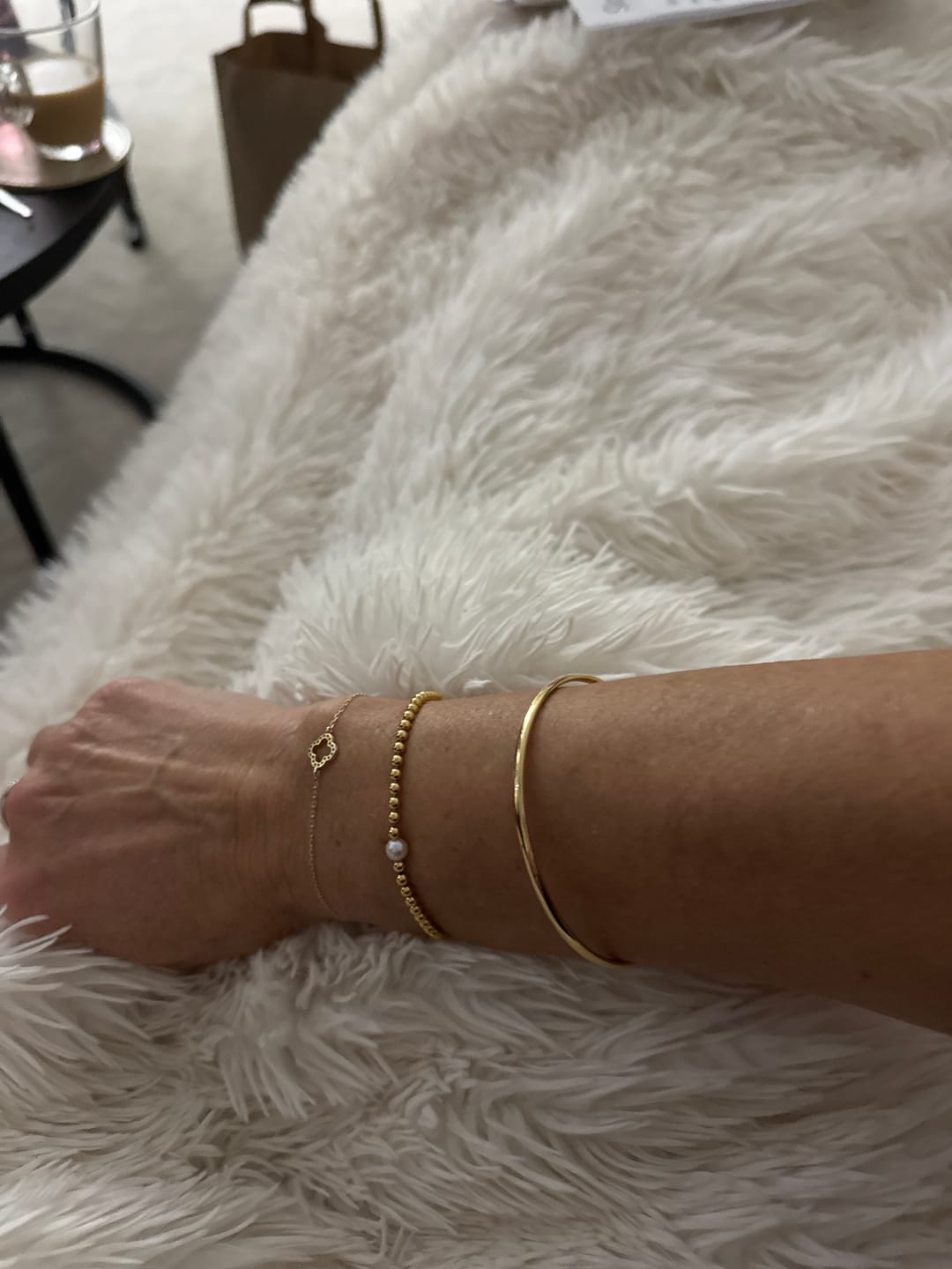 Customer photo review of Classic Gold Bangle