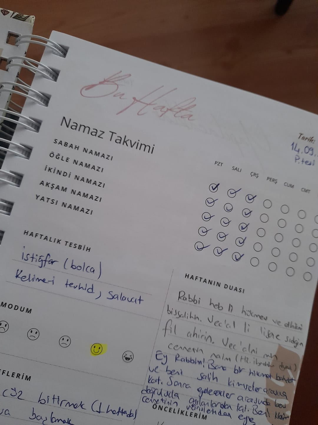 Customer photo review of İbadet Rehberi İslami Planlayıcı