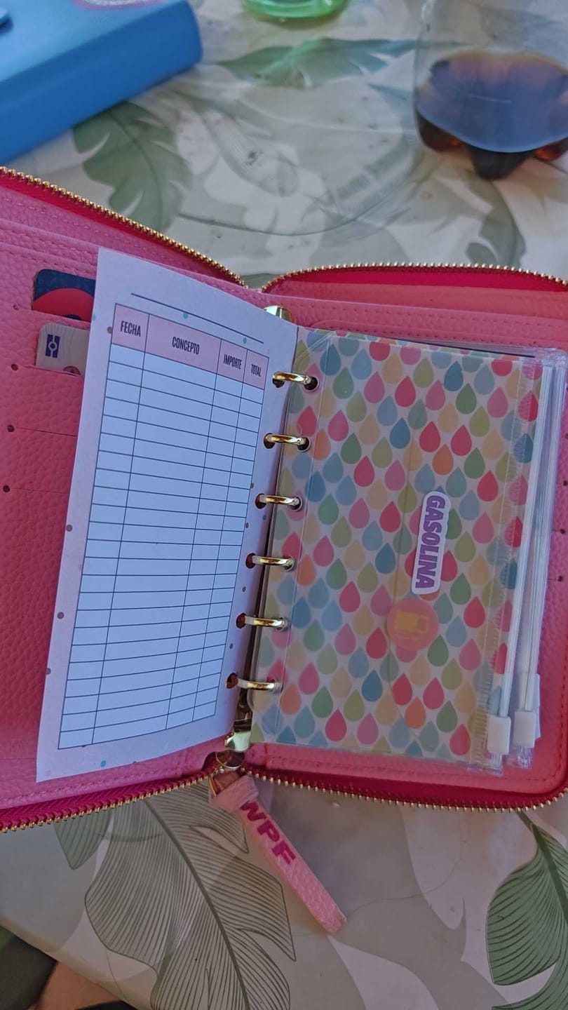 Customer photo review of Libreta de Ahorro con Cremallera A7