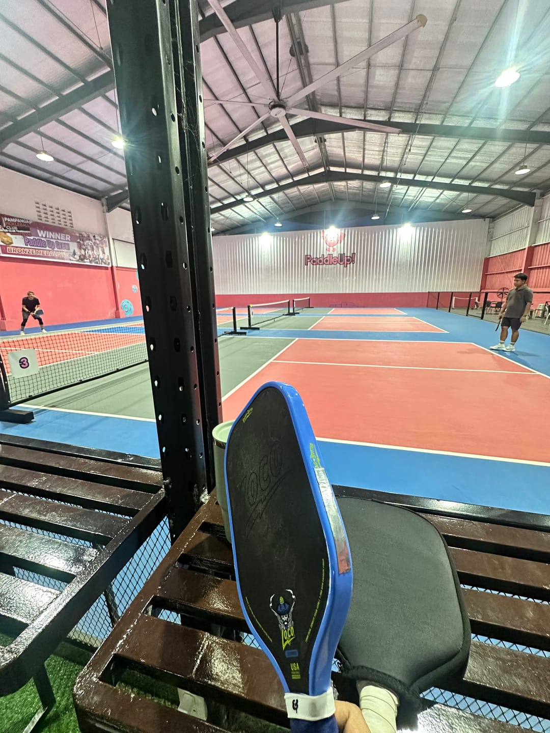 Customer photo review of The Loco 16mm Pickleball Paddle Elongated