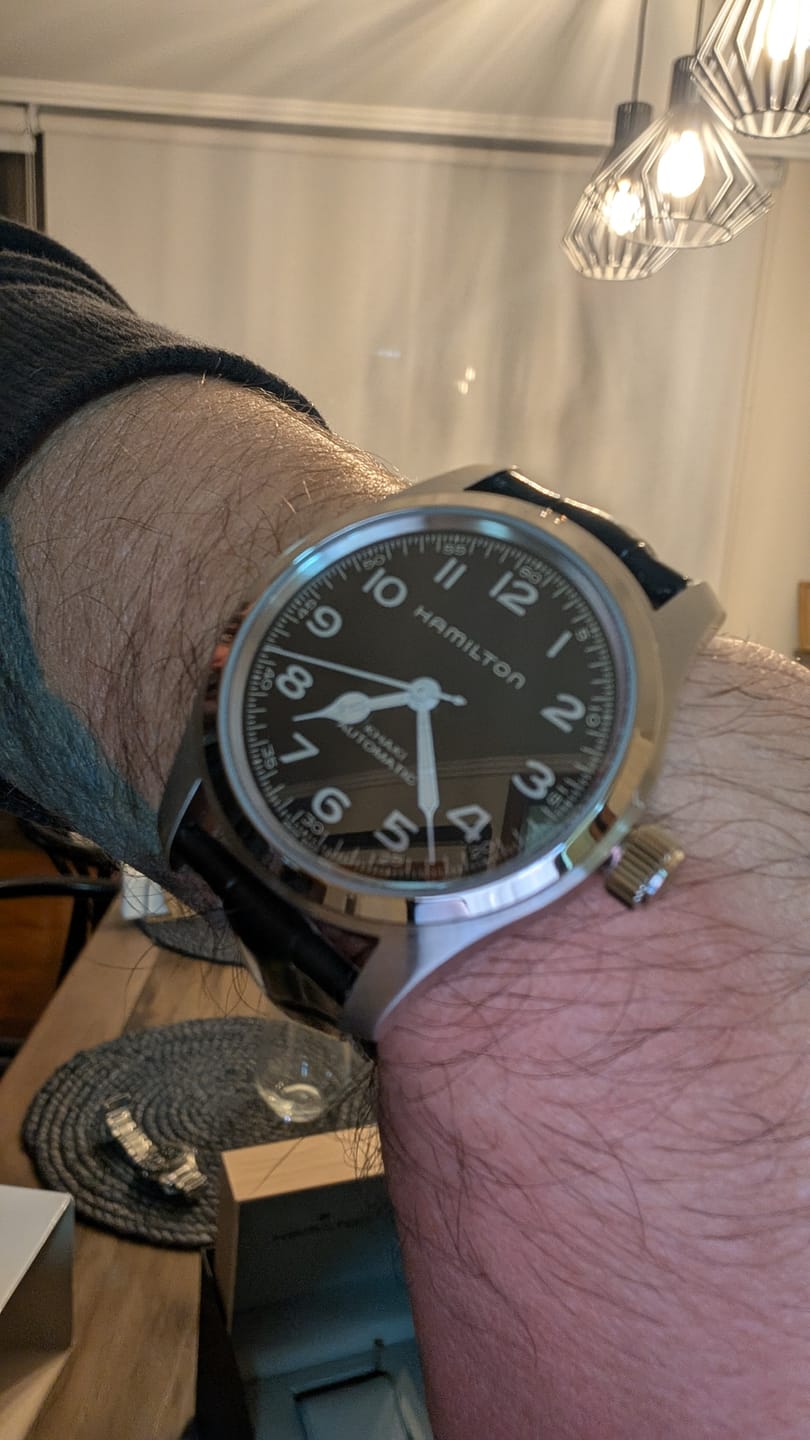 Customer photo review of Reloj Hamilton H70605731 Khaki Field Murph Auto Interestelar 42mm