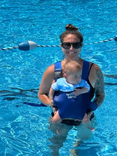 Customer photo review of WaterLand Baby Carrier