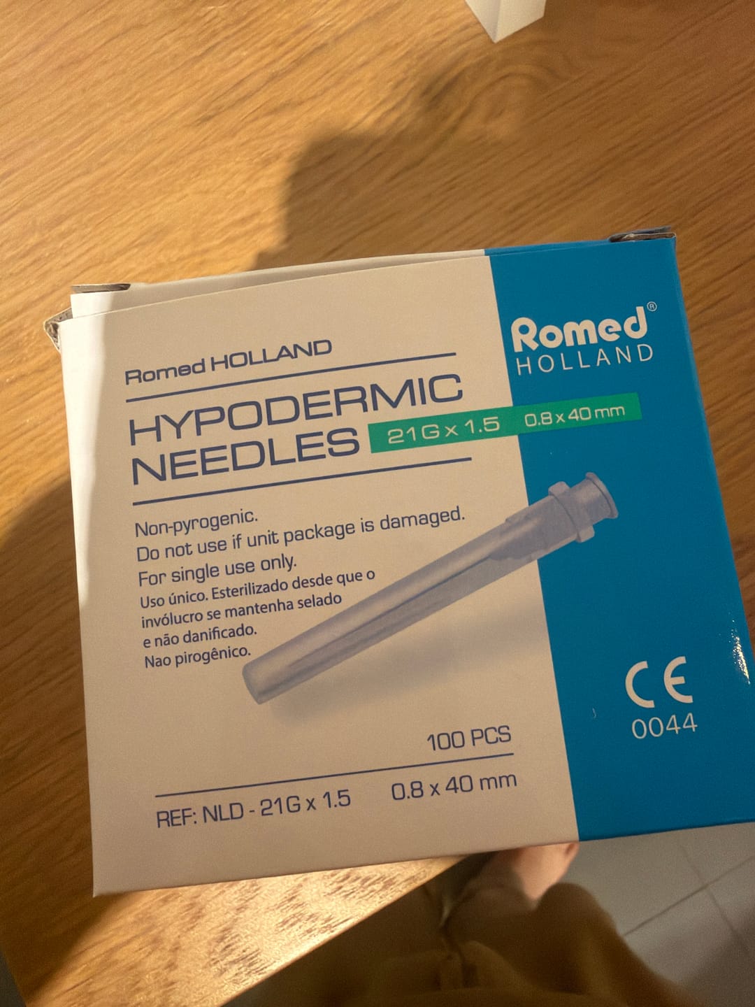 Customer photo review of Spruta 5 ml + Grön kanyl 21G – 3-komponent – Romed