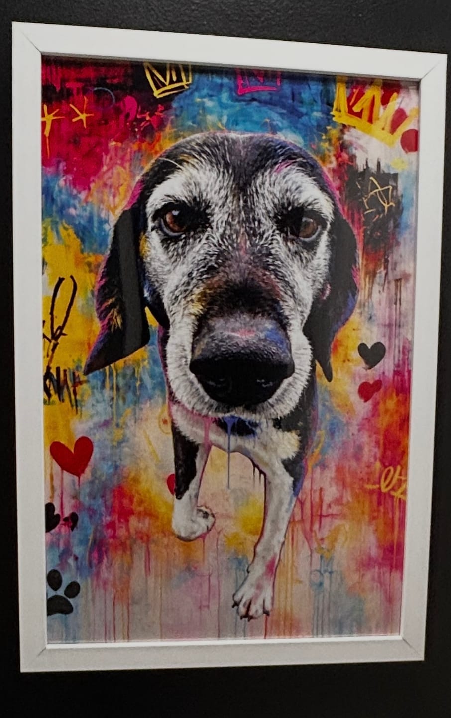 Customer photo review of Graffiti - Personalized Poster
