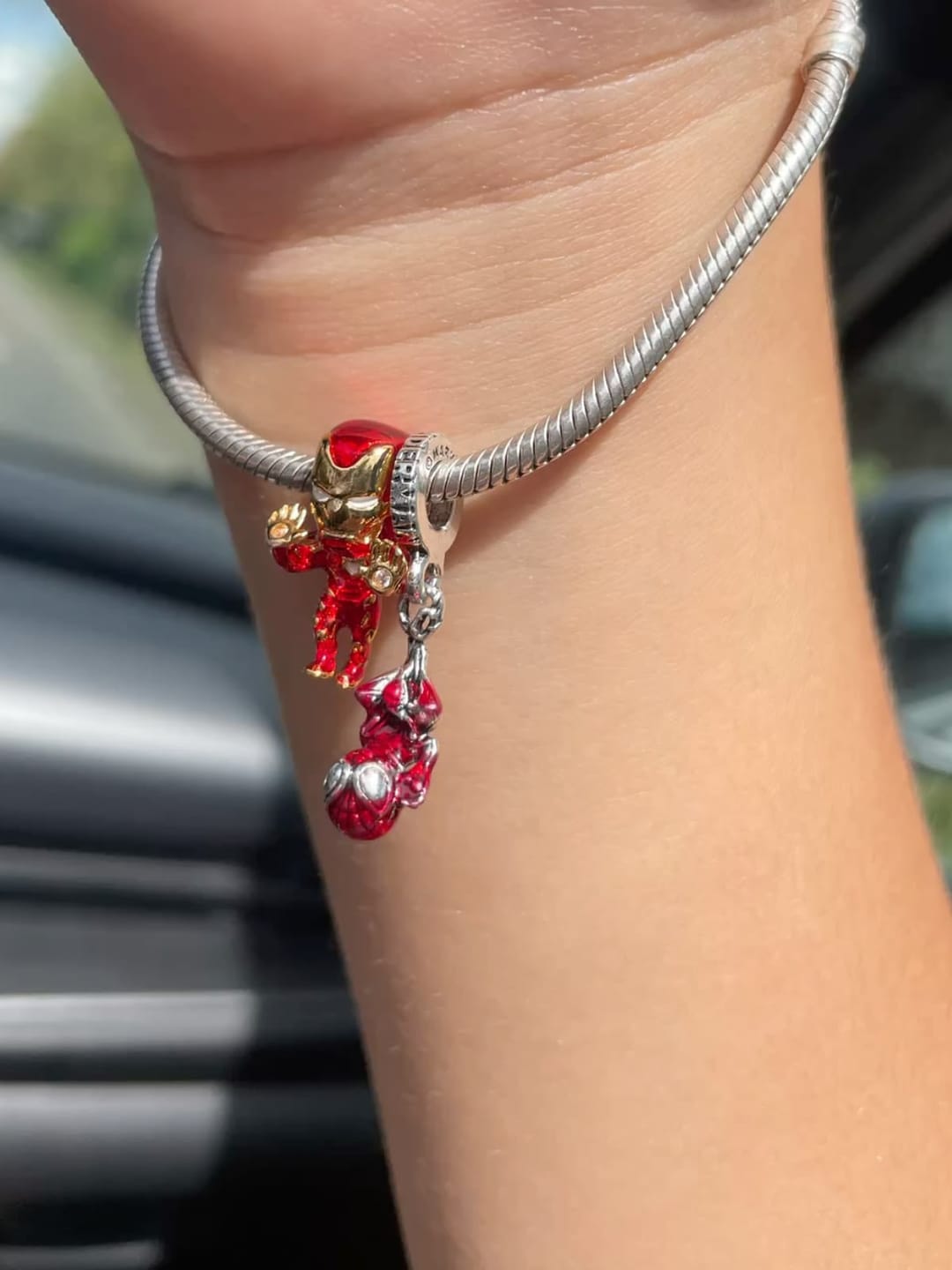 Customer photo review of Charm Spiderman