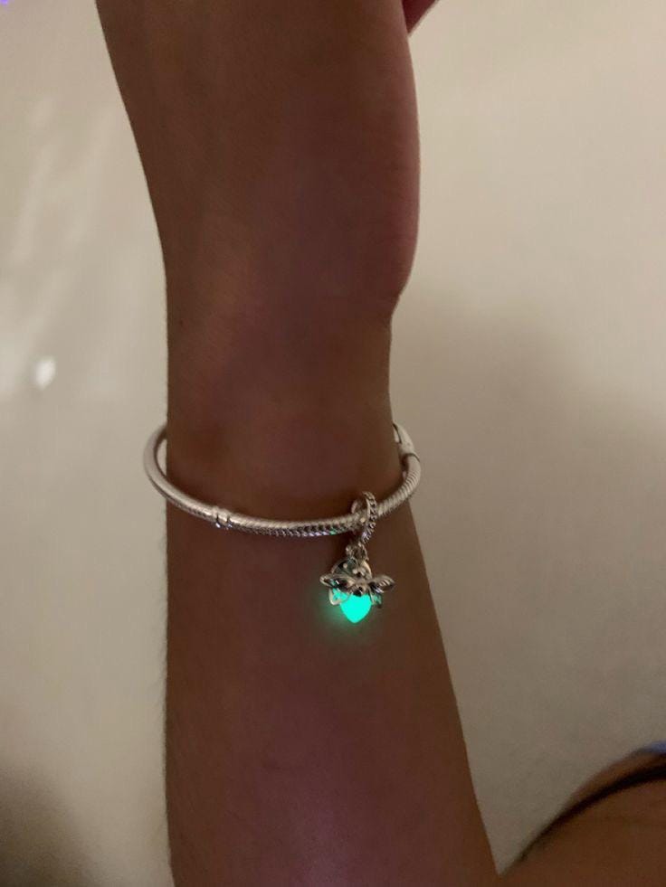 Customer photo review of Brazalete Con Broche de Corazón + Charm Luciérnaga